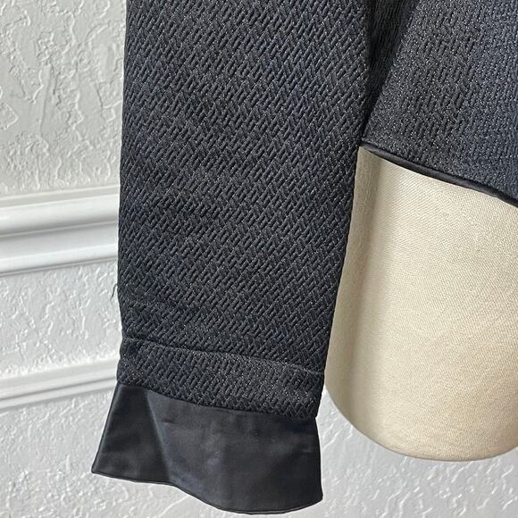 Escada Couture Black Corset Blazer Jacket Size 36 – Gold Button Sculpted Waist - Picture 8 of 13